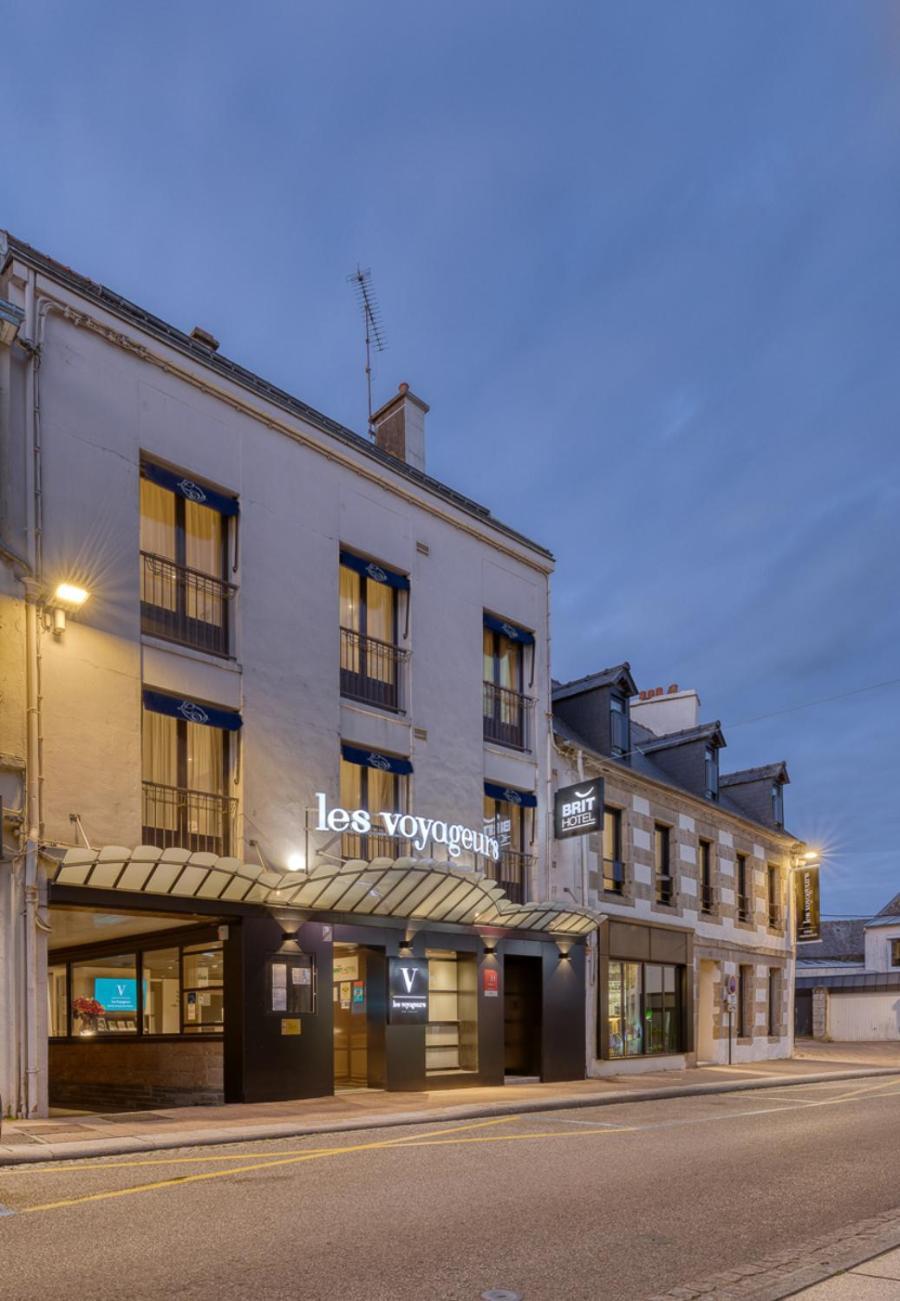 Brit Hotel Les Voyageurs Loudéac Buitenkant foto
